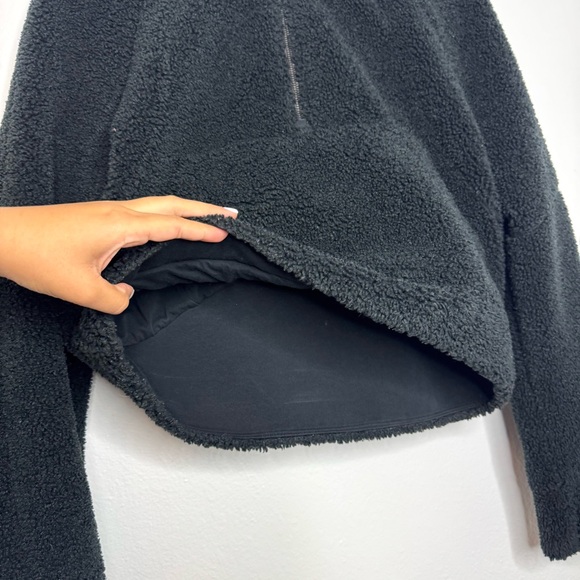 Lululemon Black Scuba Oversized Half-Zip‎ Fleece Hoodie - Picture 3 of 11